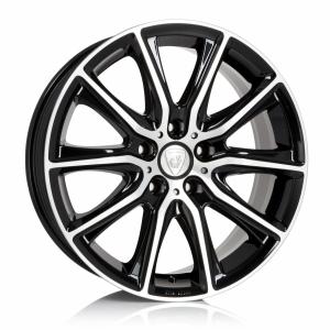 Aluett 18 Black 6.5×16 5/112 ET48 B70.4