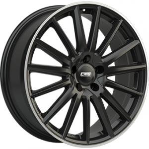 Läs mer om CMS C23 Gloss Black Polished lip 7.5x17 5/108 ET52 B63.4