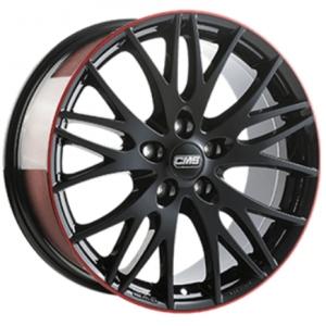 CMS C8 Black Red 7.5×17 5/100 ET38 B57.1