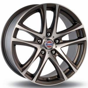 GULF GT1 Satin Gun Metal Machined Face 6.5×15 5/114.3 ET35 B67.1