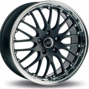 INFINY Phoenix Matt Black Machined Lip 8×17 5/108 ET40 B73.1