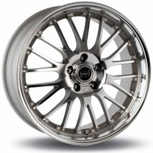 INFINY Phoenix Silver Polished Lip 9.5×19 5/112 ET45 B67.1