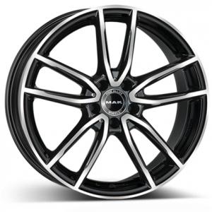 MAK Evo Black Polished 9×20 5/112 ET28 B66.6