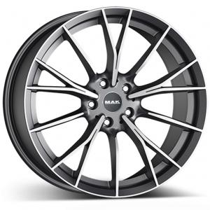 MAK Fabrikt Gunmetal Machined Face 8.5×19 5/120 ET30 B72.6