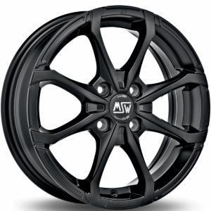 MSW x4 Matt Black 6×16 4/100 ET44 B60.1