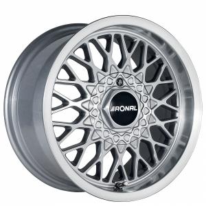 RONAL LS Silver Polished 7.5×15 4/100 ET25 B57.1