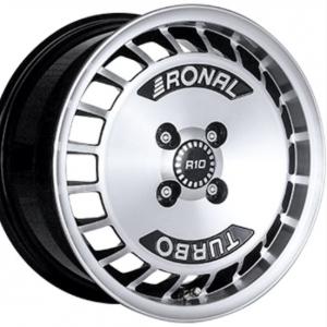 RONAL R10 Turbo Gloss Black Polished 7×15 4/100 ET28 B68