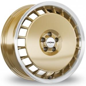 RONAL R50A Gold Polish 7.5×16 4/100 ET38 B68