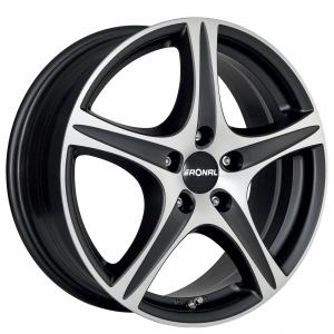 Läs mer om RONAL R56 Matt Black Polished 8x18 5/112 ET35 B76