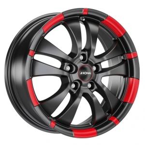 Läs mer om RONAL R59 Matt Black Red 7.5x18 5/112 ET35 B76