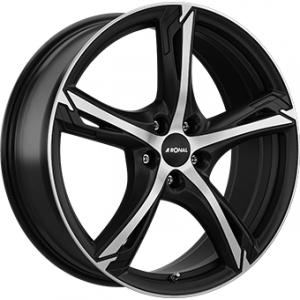 Läs mer om RONAL R62 Dull Black Polished 7.5x18 5/114 ET40 B82